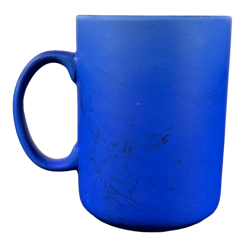 Yellowstone National Park Bear Etched Marble Blue Mug