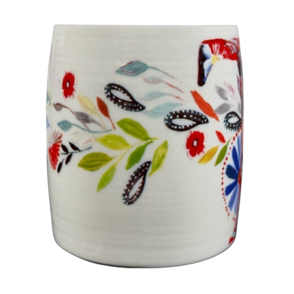 Petal Palette Starla M Halfmann Letter "T" Monogram Initial Mug Anthropologie