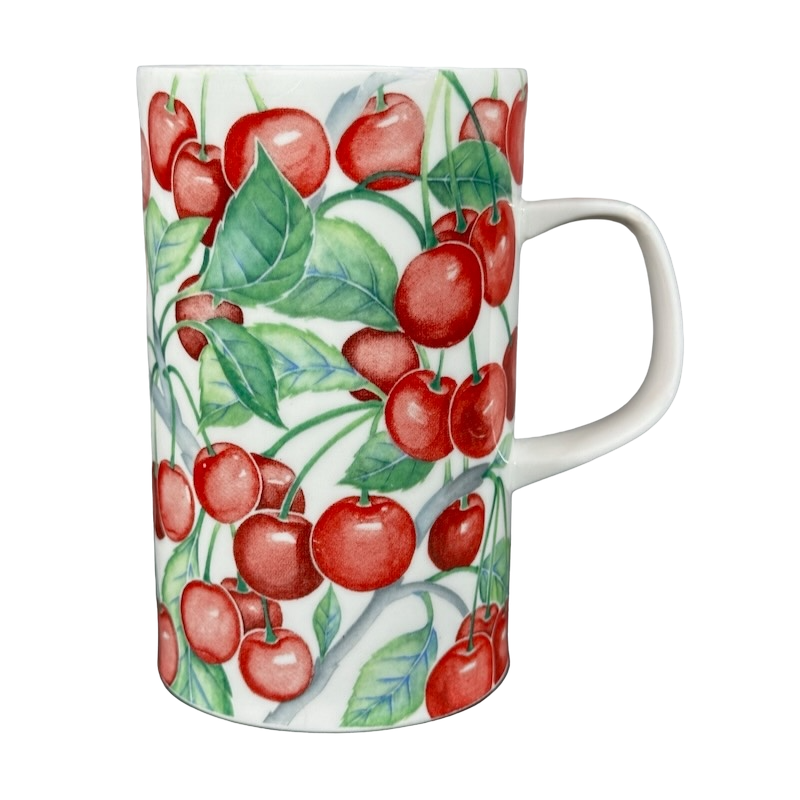 Florence Red Cherries By Christine Chadwick Mug Dunoon