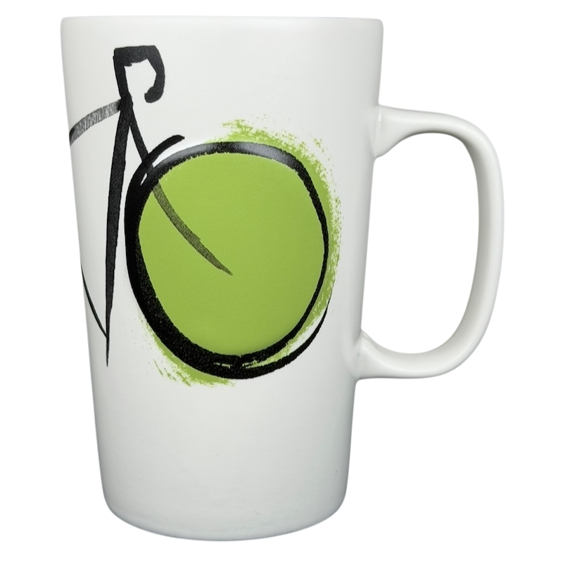 Dot Collection Green Dot Bicycle 16oz Tall Mug 2015 Starbucks