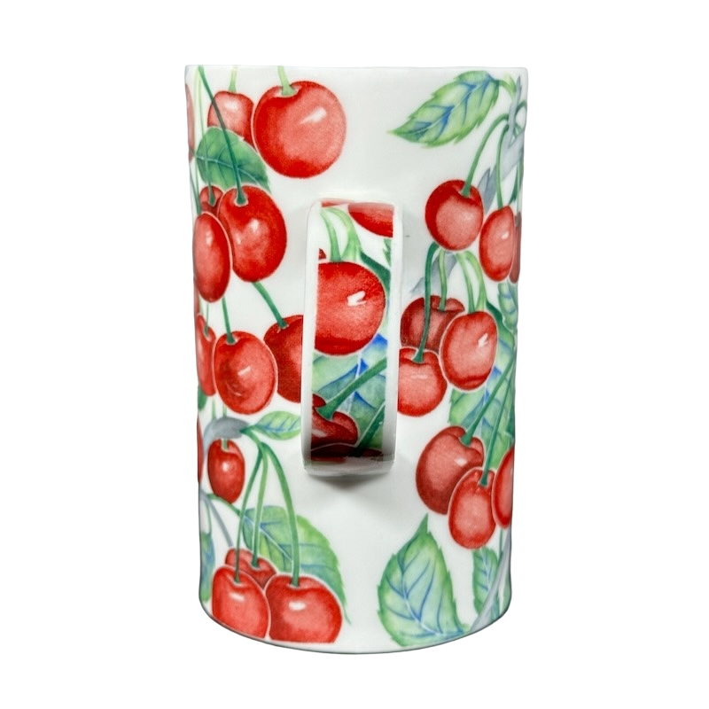 Florence Red Cherries By Christine Chadwick Mug Dunoon