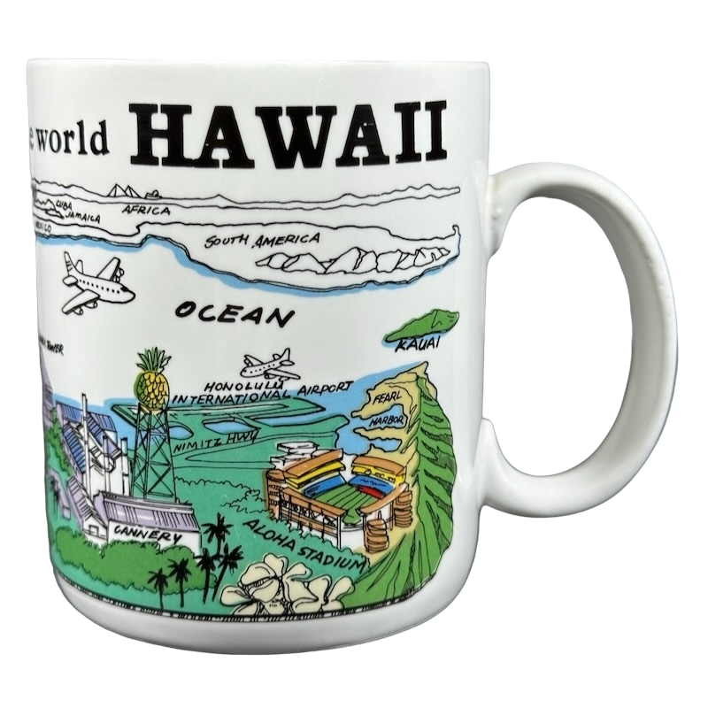 A View Of The World Hawaii Mug City Mugs