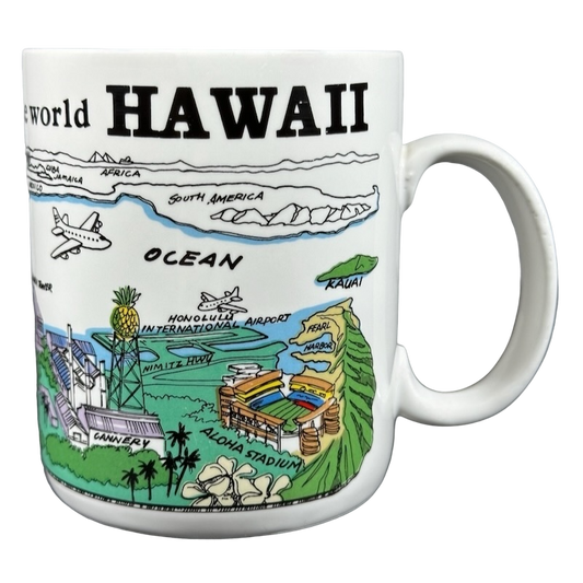 A View Of The World Hawaii Mug City Mugs