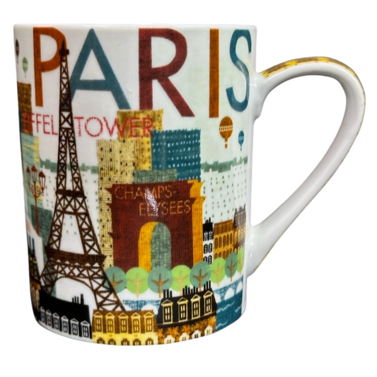 Paris Eiffel Tower Notre Dame Sacre Coeur Mug Prima Design