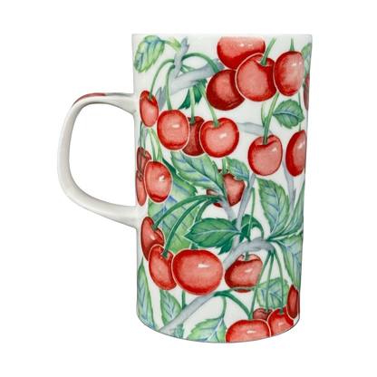 Florence Red Cherries By Christine Chadwick Mug Dunoon