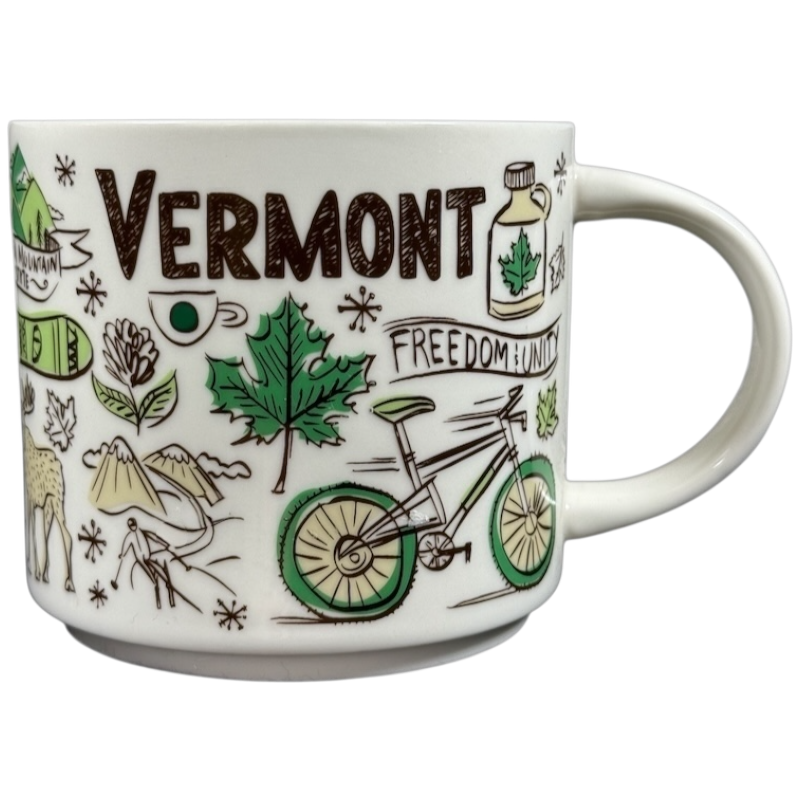 Been There Series Across The Globe Collection Vermont 14oz Mug 2018 Starbucks