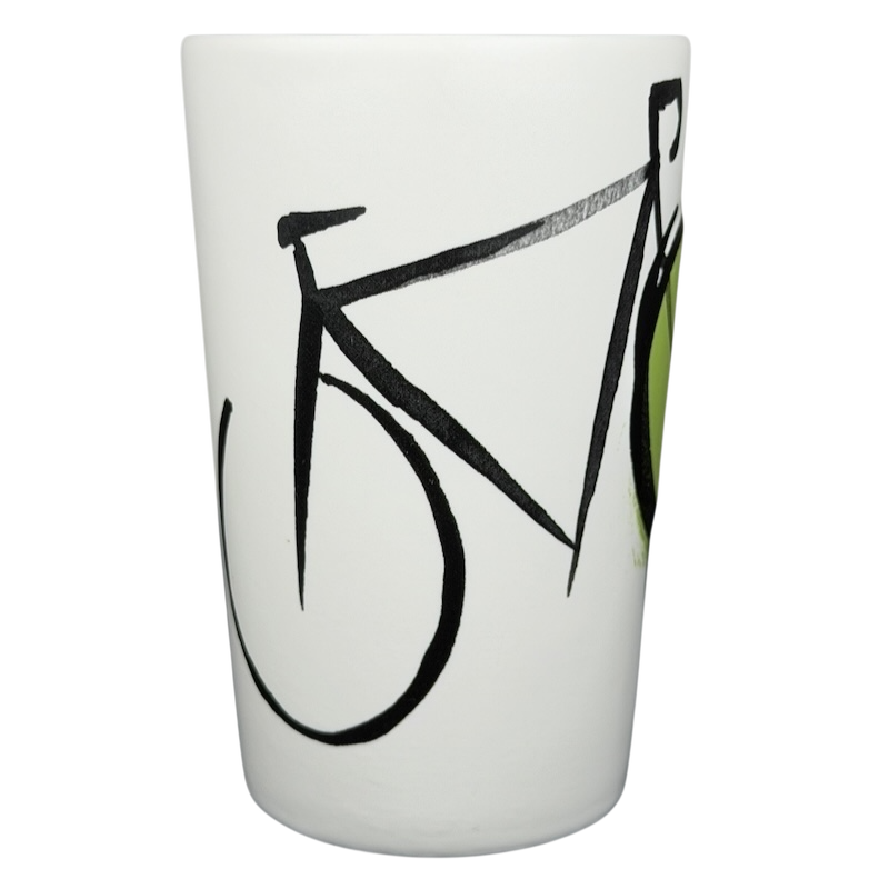 Dot Collection Green Dot Bicycle 16oz Tall Mug 2015 Starbucks
