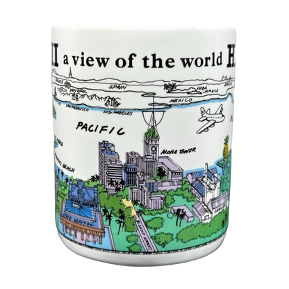 A View Of The World Hawaii Mug City Mugs