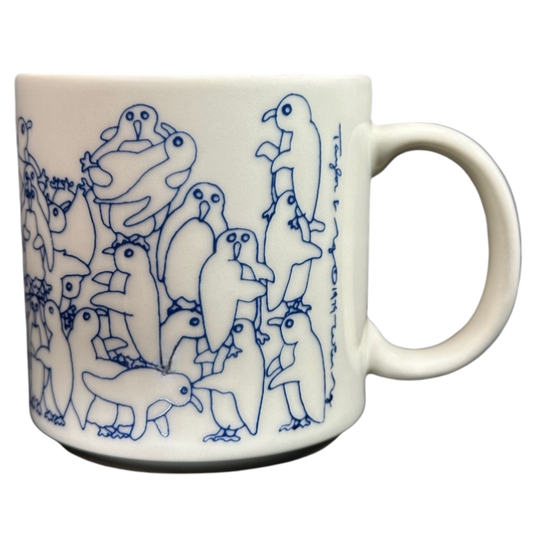 Penguins Naughty Orgy Cream Mug Taylor & Ng