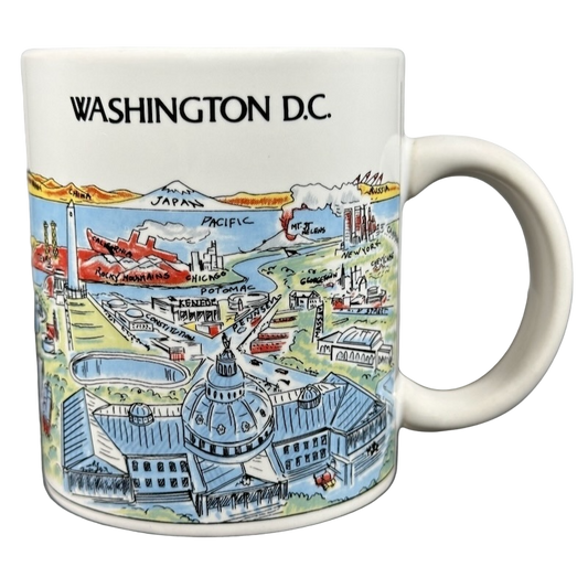 A View Of The World The Washington D.C. Mug City Mugs