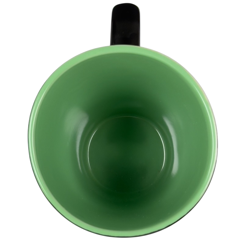 Cancer Tall Zodiac Etched Square Bottom Green Interior Mug Fisher