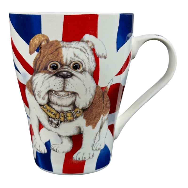 English Bulldog Union Jack Flag Mug The Leonardo Collection