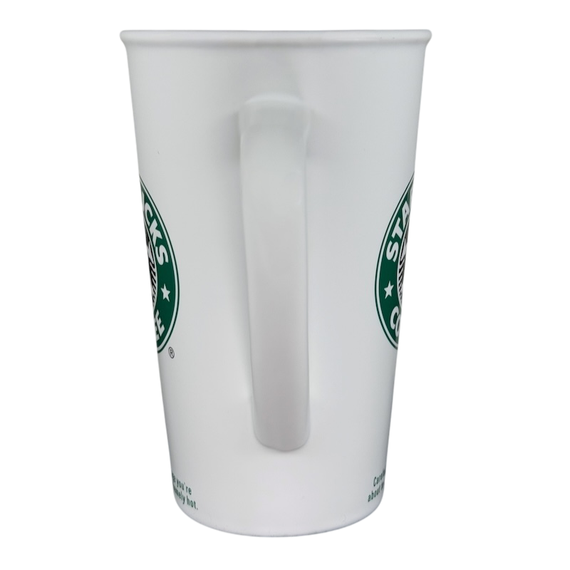 Grande Siren With Rolled Rim Tall White 16oz Mug 2006 Starbucks