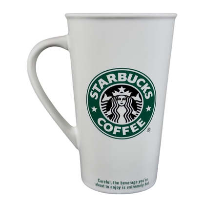 Grande Siren With Rolled Rim Tall White 16oz Mug 2006 Starbucks