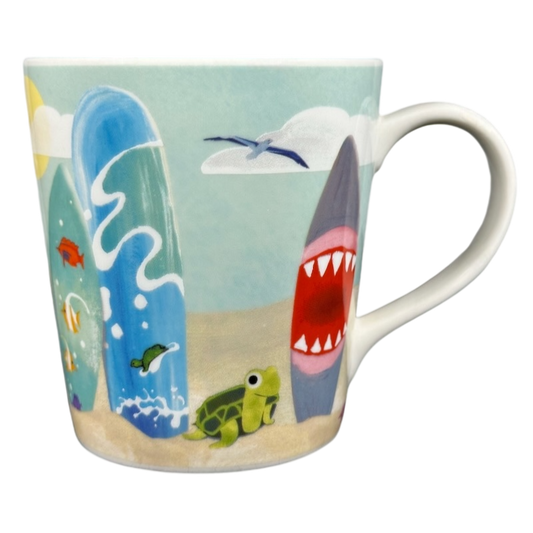 Hawaii Surfboards And Beach Mug 2010 Starbucks