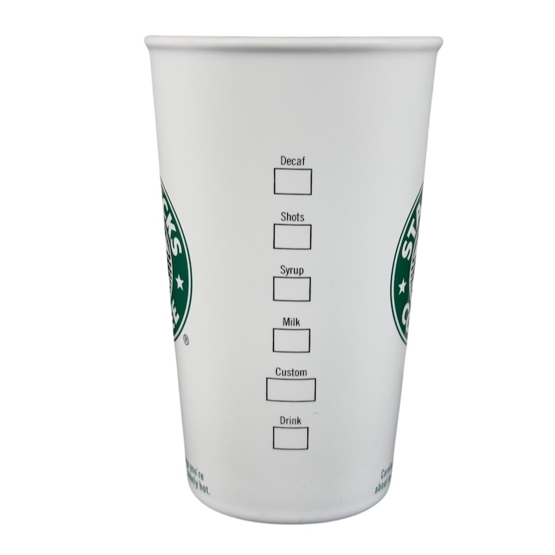 Grande Siren With Rolled Rim Tall White 16oz Mug 2006 Starbucks