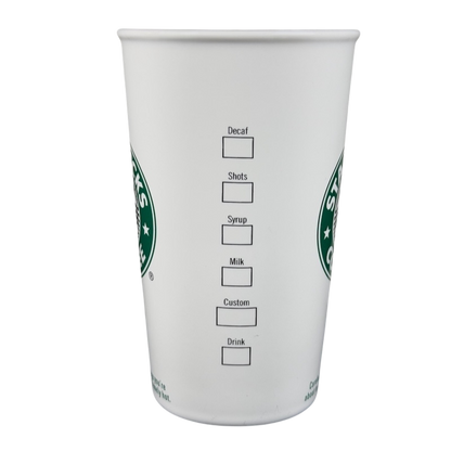 Grande Siren With Rolled Rim Tall White 16oz Mug 2006 Starbucks