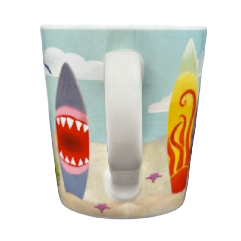 Hawaii Surfboards And Beach Mug 2010 Starbucks