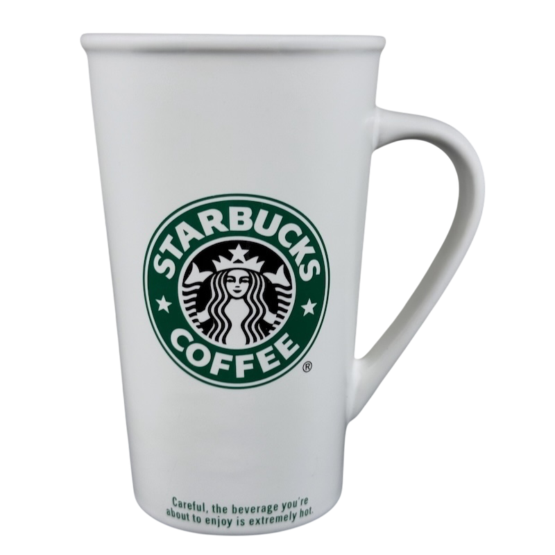 Grande Siren With Rolled Rim Tall White 16oz Mug 2006 Starbucks