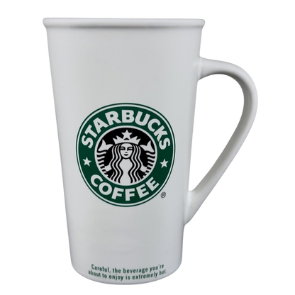 Grande Siren With Rolled Rim Tall White 16oz Mug 2006 Starbucks