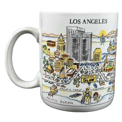 A View Of The World Los Angeles Mug City Mugs