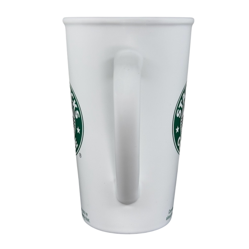 Grande Siren With Rolled Rim Tall White 16oz Mug 2006 Starbucks