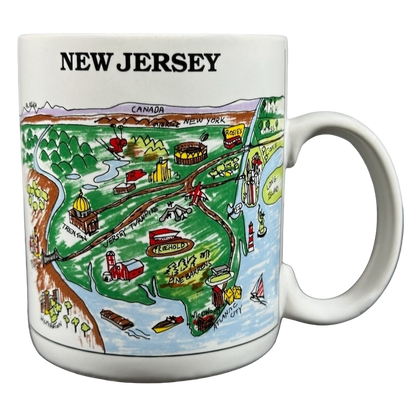 A View Of The World New Jersey Mug City Mugs