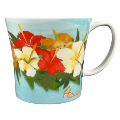 Hawaii Hibiscus Floral Mug 2010 Starbucks