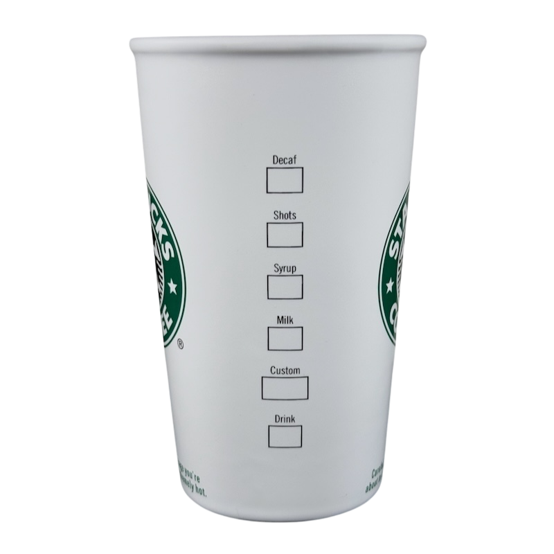 Grande Siren With Rolled Rim Tall White 16oz Mug 2006 Starbucks