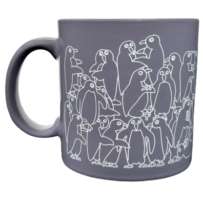 Penguins Naughty Orgy Purple Mug Taylor & Ng