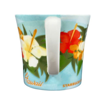 Hawaii Hibiscus Floral Mug 2010 Starbucks