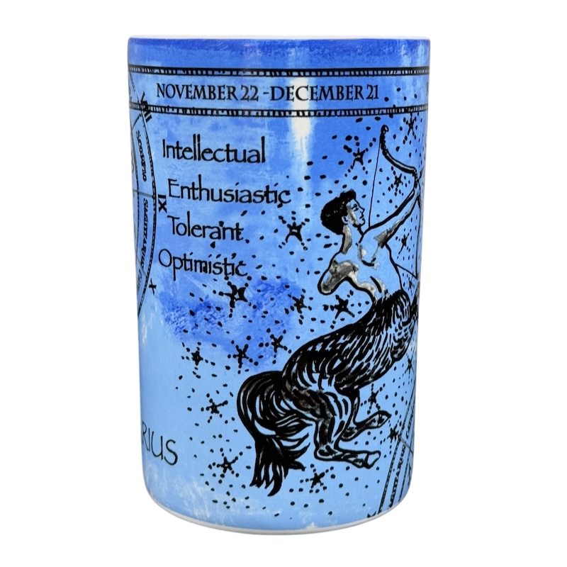 Sagittarius Tall Zodiac Mug Fisher