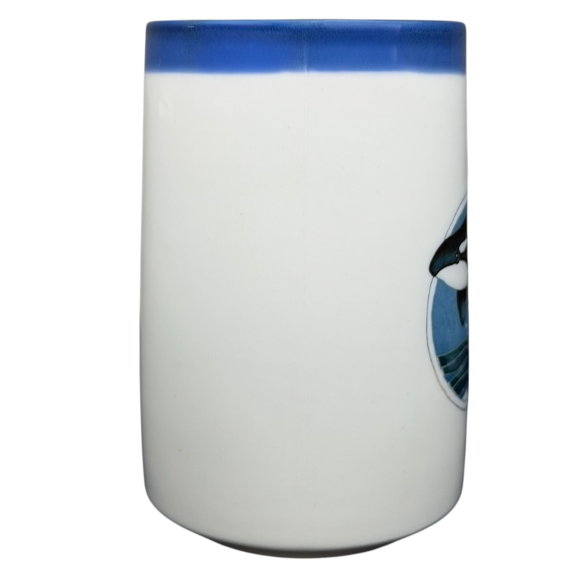 Orca Killer Whale Lightly Embossed Large Mug Otagiri