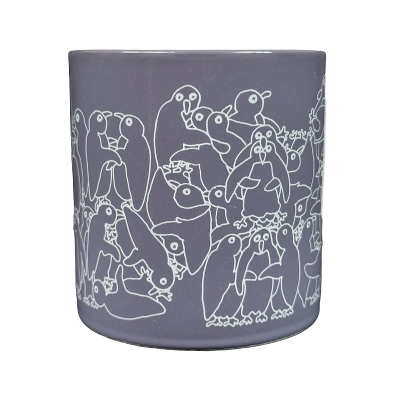 Penguins Naughty Orgy Purple Mug Taylor & Ng