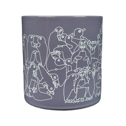 Penguins Naughty Orgy Purple Mug Taylor & Ng