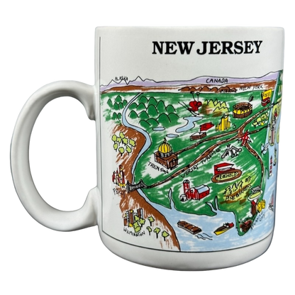 A View Of The World New Jersey Mug City Mugs