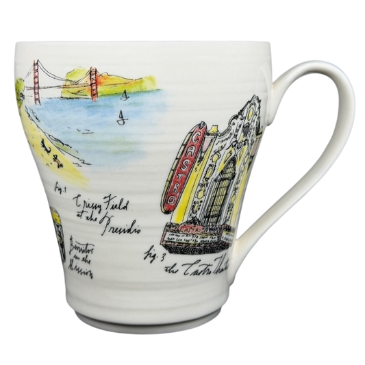 I Love San Francisco Diva Pyari Vignette Mug Linea Carta Anthropologie