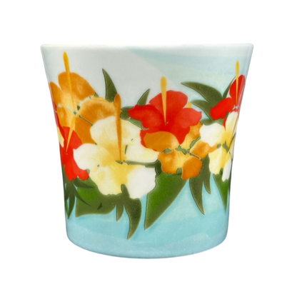 Hawaii Hibiscus Floral Mug 2010 Starbucks