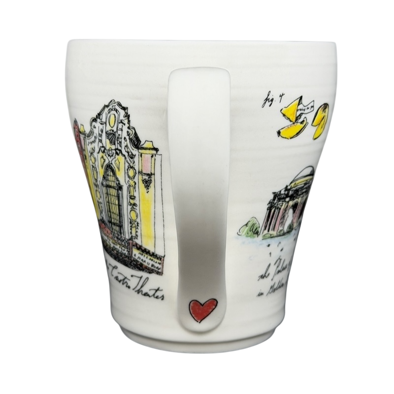I Love San Francisco Diva Pyari Vignette Mug Linea Carta Anthropologie