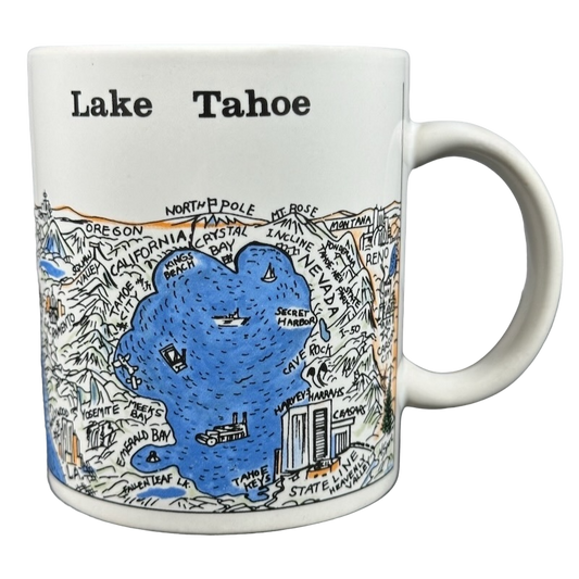 A View Of The World Lake Tahoe Mug City Mugs