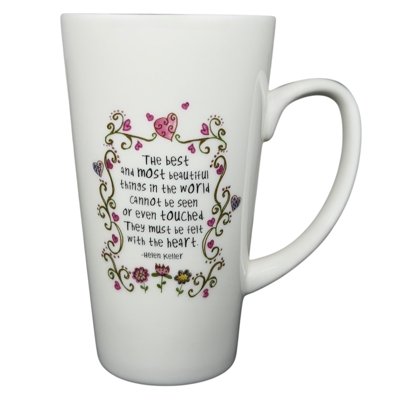 Hellen Keller Quote Tall Mug Natural Life