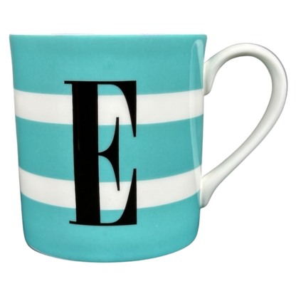 Kate Spade To The Letter "E" Monogram Initial Mug Lenox