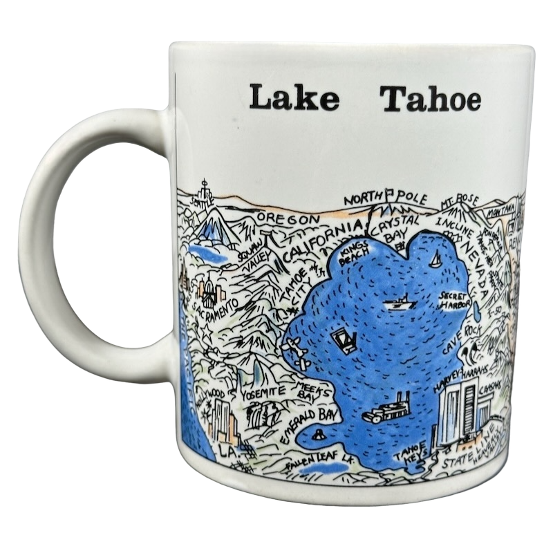 A View Of The World Lake Tahoe Mug City Mugs