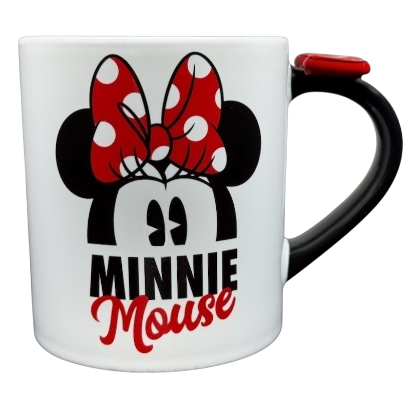 Minnie Mouse 3D Figural Red Hair Bow With White Polka Disney Mug Disney Parks