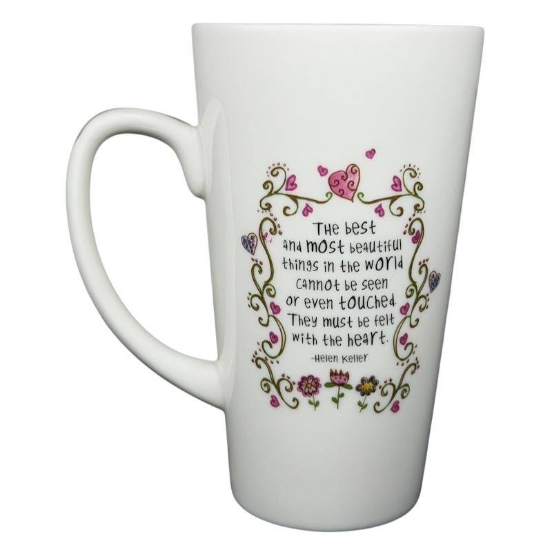 Hellen Keller Quote Tall Mug Natural Life