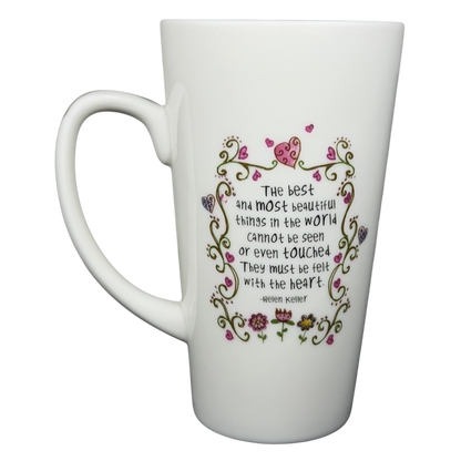 Hellen Keller Quote Tall Mug Natural Life