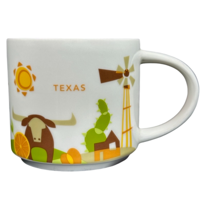 You Are Here Collection Texas 14oz Mug 2015 Starbucks