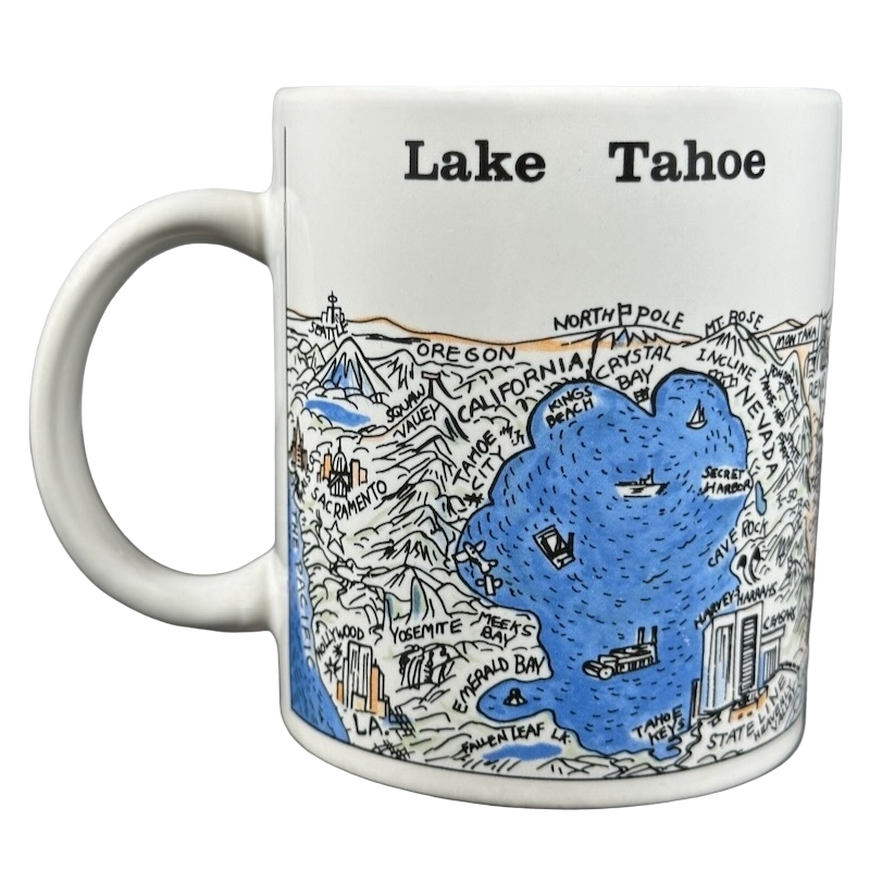 A View Of The World Lake Tahoe Mug City Mugs