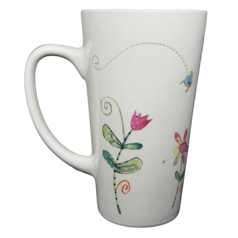 Friends Are Like Flowers They Brighten Your Day Tall Mug Natural Life
