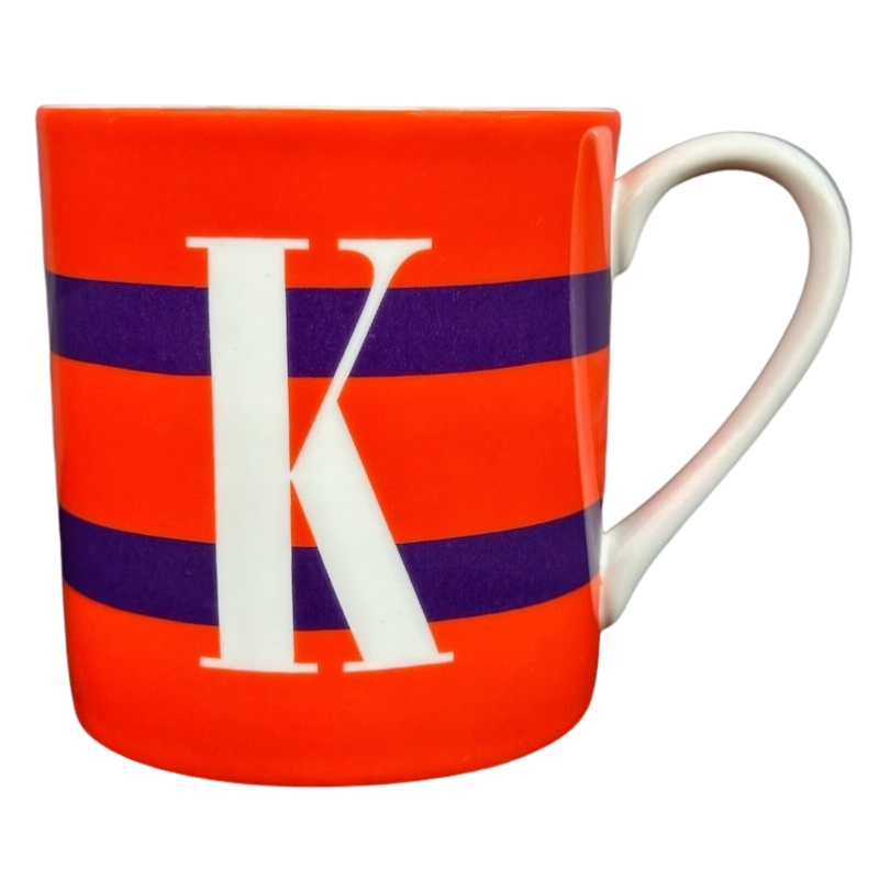 Kate Spade To The Letter "K" Monogram Initial Mug Lenox
